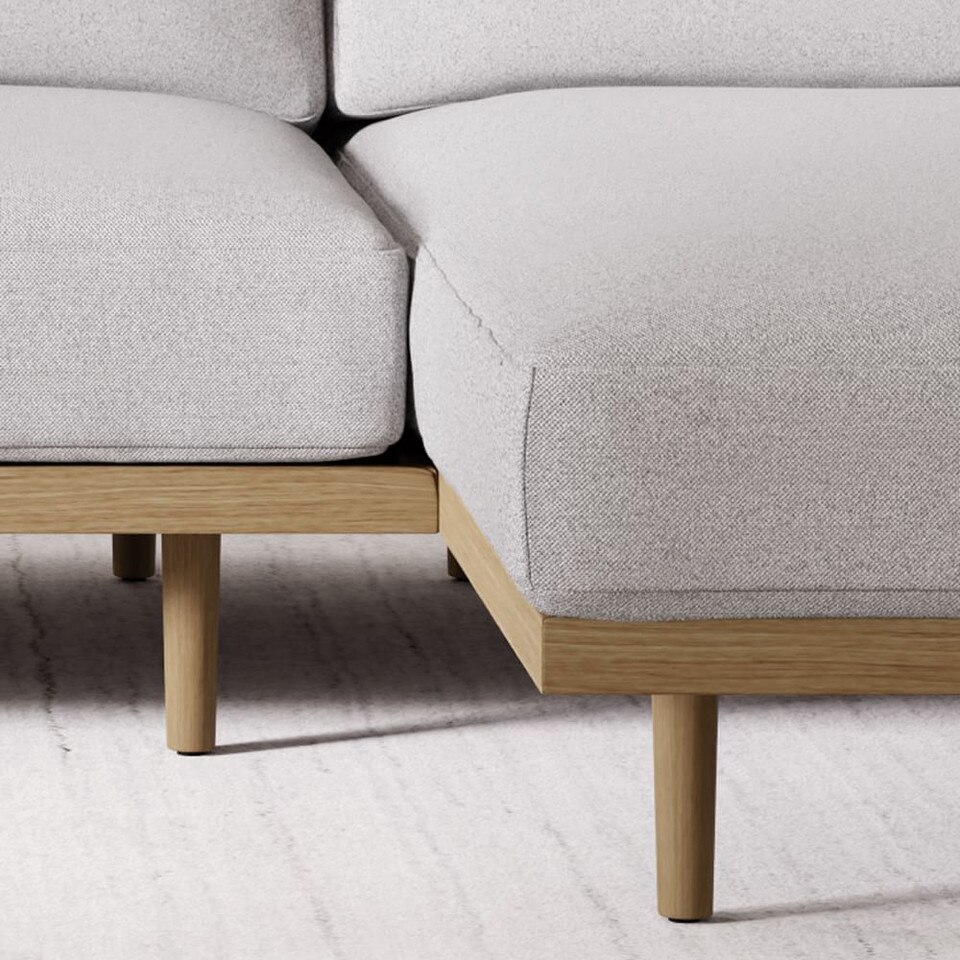 Newport 2Piece Chaise Sofa (281 cm) West Elm UK